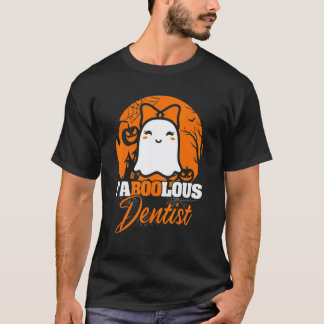 Boo Dentist Halloween Costume Dental Squad Pumpkin T-Shirt
