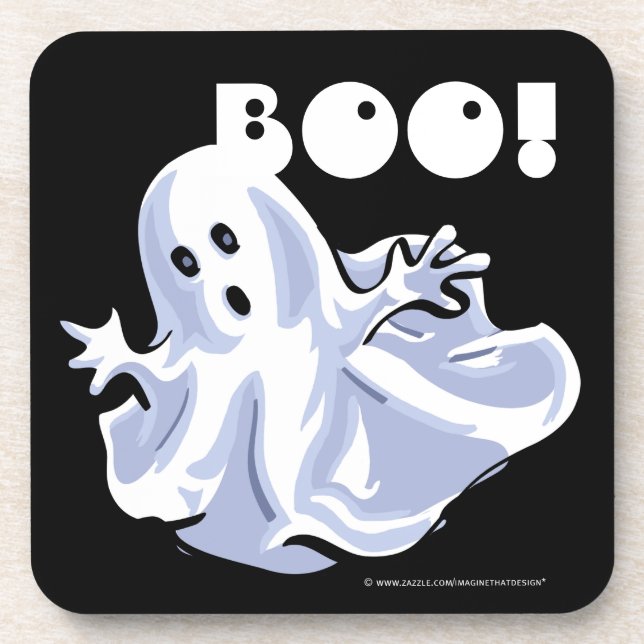 BOO ! Dessous de verre fantômes (Devant)