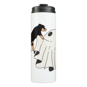 Boo Dog Halloween Dog Spooky Thermal Tumbler