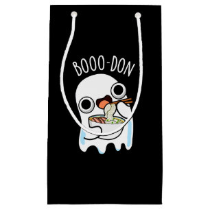 Boo-don Funny Ghost Udon Pun Dark BG Small Gift Bag