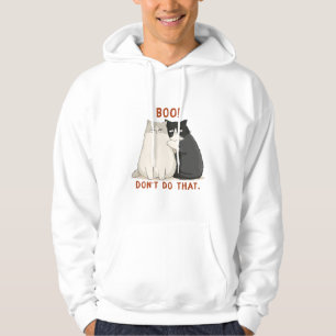 Boo Don't Do That Grumpy Cats Hoodie