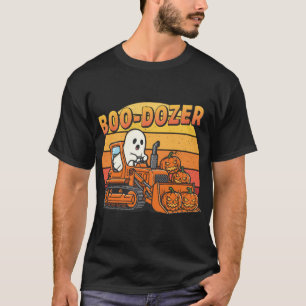 Boo Dozer Ghost Funny Halloween T-Shirt