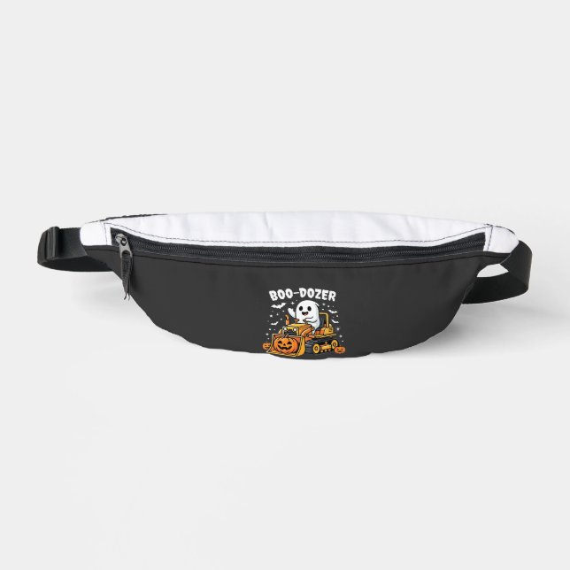 Boo Dozer Halloween Ghost Bulldozer_1 Fanny Pack (Front)