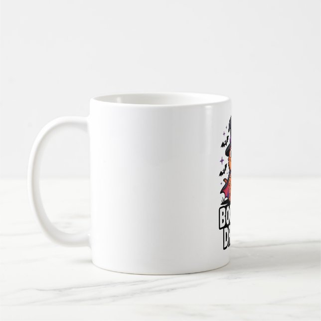 Boo-Dred Dragon Halloween Design Coffee Mug (Left)