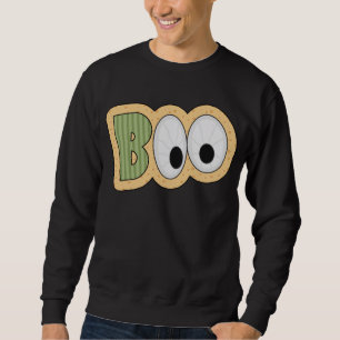BOO Eyeballs Halloween Art Sweatshirt