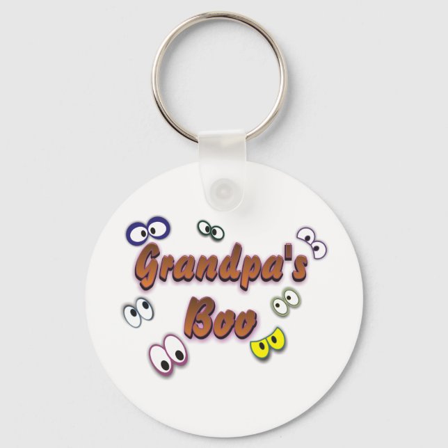 BOO EYES GRANDPA KEYCHAIN (Front)