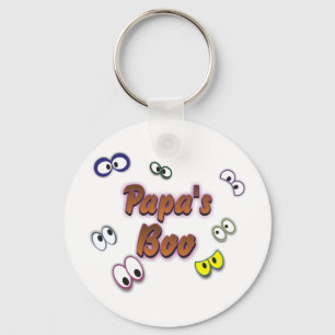 BOO EYES PAPA KEYCHAIN