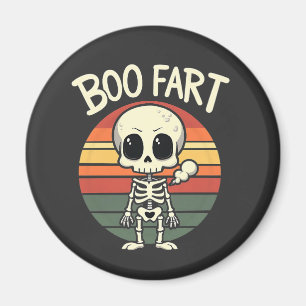 Boo fart Funny Spooky Pastel Ghost Goth Retro Magnet