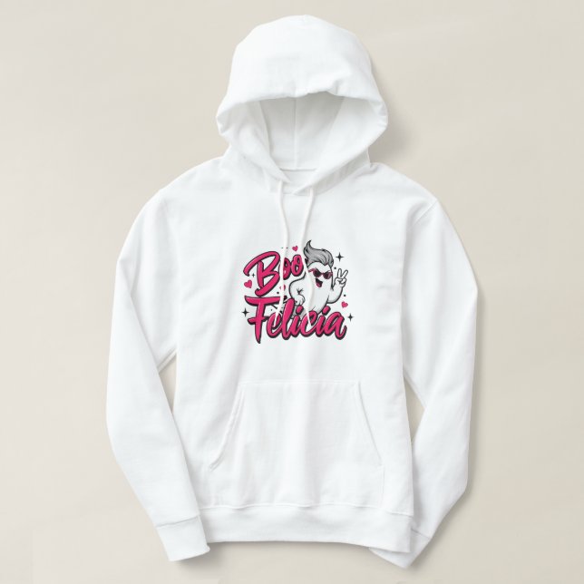  "Boo Felicia" spooky season Hoodie (Design Front)