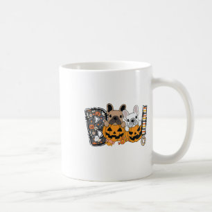 Boo French Bulldog Pumpkin Candy Dog Puppy Hallowe Coffee Mug