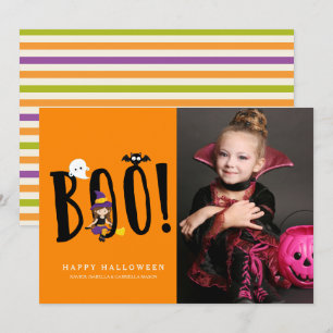 Boo & Friends Halloween Photo Card