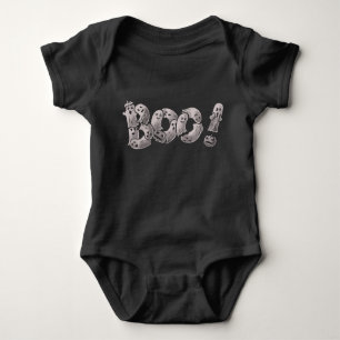 Boo Funny Ghosts Cute Baby Boy Girl Halloween 2023 Bodysuit