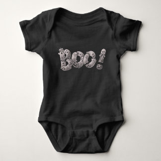 Boo Funny Ghosts Cute Baby Boy Girl Halloween 2023 Bodysuit