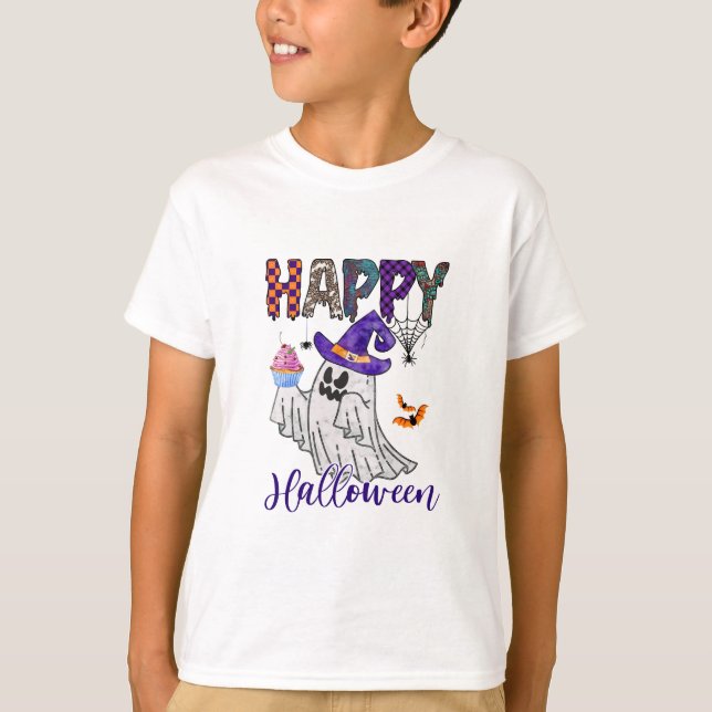 Boo ! funny Halloween saying T-Shirt (Front)