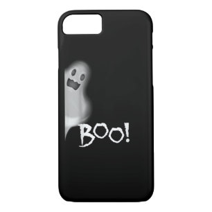 Boo! Funny Hiding Peekaboo Scary Halloween Case-Mate iPhone Case