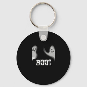 Boo! Funny Hiding Peekaboo Scary Halloween Keychain