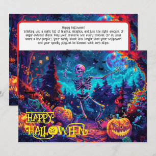 Boo-gee bones  Halloween Bash Card