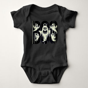 Boo ghost baby bodysuit