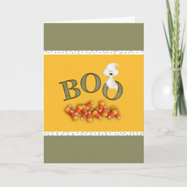 Boo Ghost Card (Front)