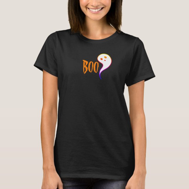 Boo Ghost Halloween shirt (Front)