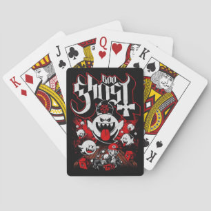 Boo Ghost Of Disapproval, Funny Halloween Playing Cards