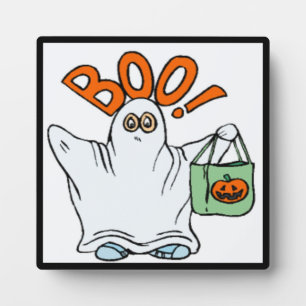 BOO ! GHOST PLAQUE