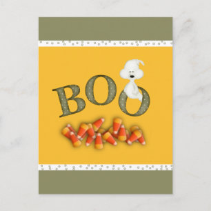 Boo Ghost Postcard