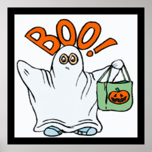 BOO ! GHOST POSTER