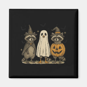 Boo Ghost Raccoon,halloween Raccoon,pumpkin Raccoo Magnet