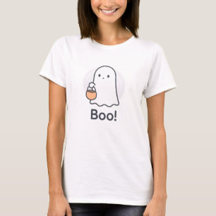 Boo! Ghost T-Shirt, Cute Halloween Tee