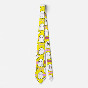 Boo, ghostly feel.b B Yellow BG Tie