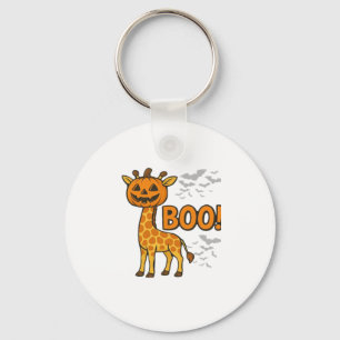 Boo Giraffe Halloween Costume Giraffe Lover Spooky Keychain