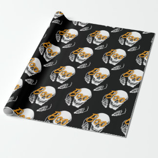 Boo glasses skull👓 wrapping paper
