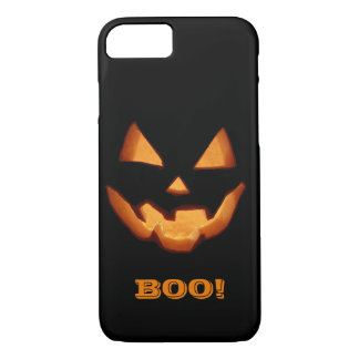 BOO! Glowing Jack O'Lantern Halloween Face Case-Mate iPhone Case