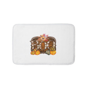 Boo Halloween       Bath Mat
