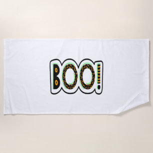 BOO Halloween                          Beach Towel