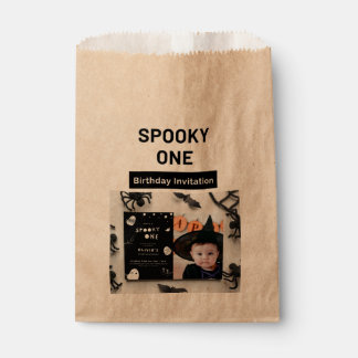 Boo Halloween birthday baby Favour Bag