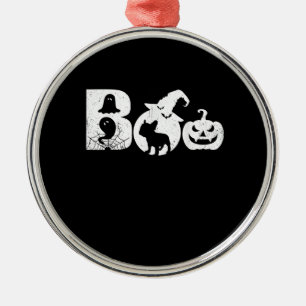 Boo Halloween Costume French Bulldog Gifts Metal Ornament