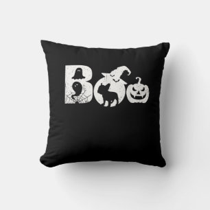 Boo Halloween Costume French Bulldog Gifts Throw Pillow