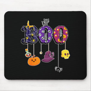 Boo Halloween Costume Sders, Ghosts, Pumkin &amp;  Mouse Pad