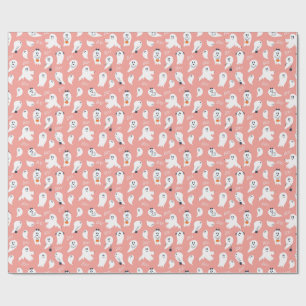 Boo Halloween Cute Ghost Wrapping Paper