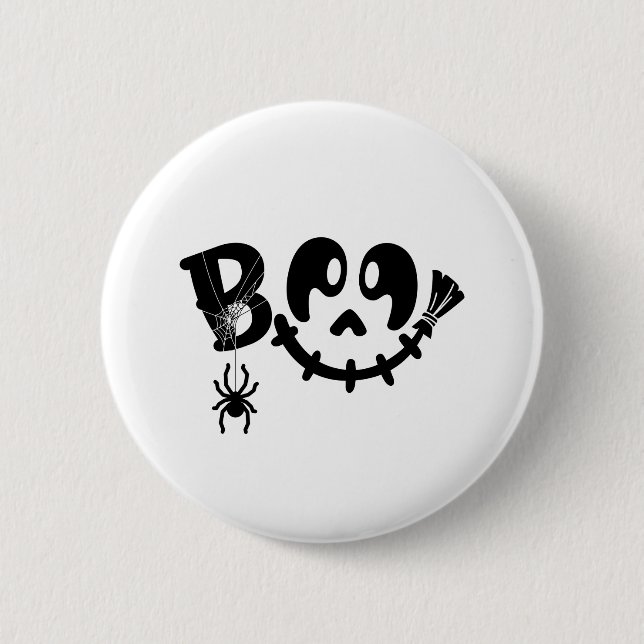 Boo - Halloween design 2 Inch Round Button (Front)