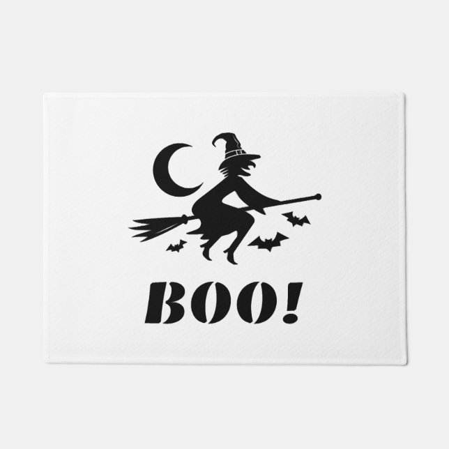 boo Halloween                       Doormat (Front)