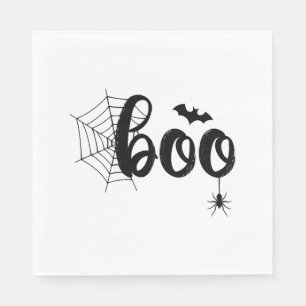 Boo Halloween Ghost Cute Halloween Family Matching Napkin