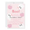 Boo! Halloween Ghost Girl Pumpkin Pink Birthday