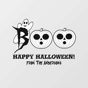 BOO! Halloween Ghost Window Cling