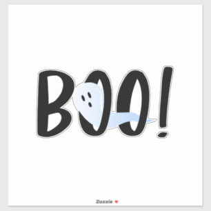 Boo! Halloween Iridescent Ghost 