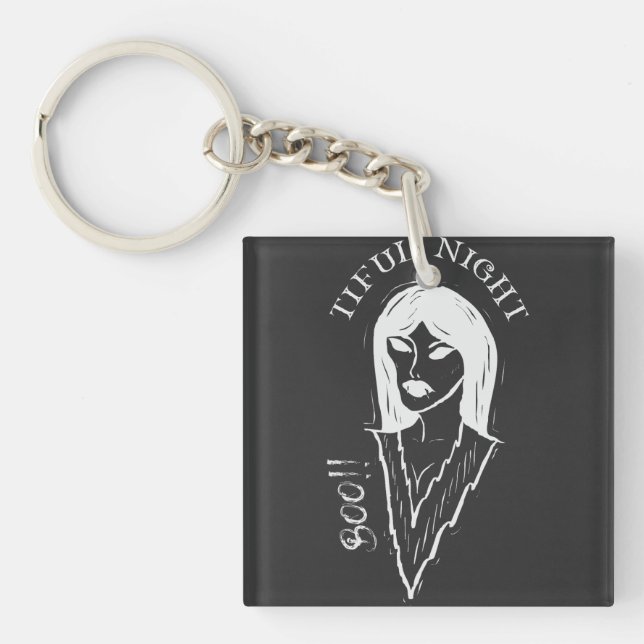 Boo !! Halloween Keychain (Front)