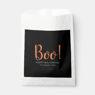 Boo Halloween Modern Favour Bag