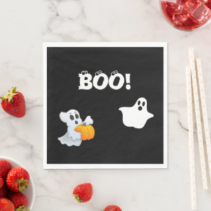 Boo Halloween Napkin